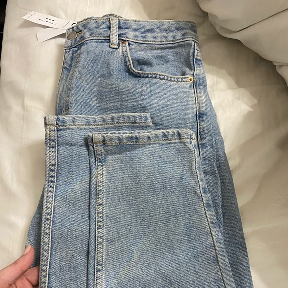NWT topshop premium mom jeans in bleach wash - Picture 16 of 16